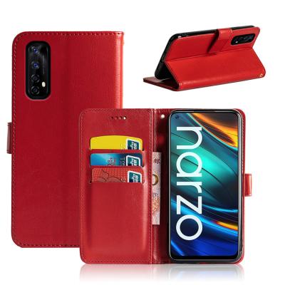 China Folio of TPU+PU Mokaisi Leather Flip Case for OPPO Realme Narzo 20 pro/Realme 7 for sale