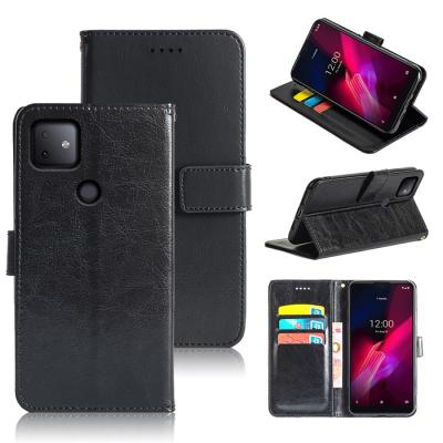 China TPU+PU Flip Cover 4 Plus Slim PU Leather Cell Phone Shockproof Accessories or TCL Revvl for sale