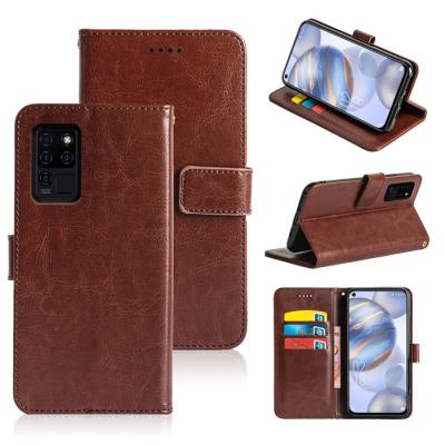 China Luxury Leather Protective TPU+PU Case Cell Phone Case For Oukitel C21 / C21 Pro for sale