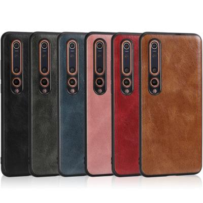 China Hard Slim PU Leather+TPU+PC Back Cover Case Leather Home Customize LOGO For Xiaomi 10 Redmi K30 4G / Xiaomi POCO X2 for sale