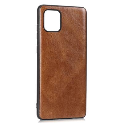 China PU Leather+TPU+PC Mobile Phone Back Cover PU Leather Case For Samsung Galaxy A81/M60S/Note10 Lite Note 20 Pro for sale