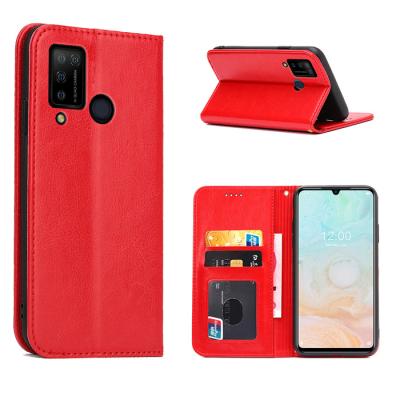 China Anti-fall Leather Book Phone Case For Doogee N20 pro, Strong Magnet Wallet Kickstand PU Back Cover For Doogee X96 pro for sale