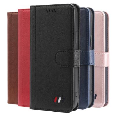 China British TPU+PU Lychee Pattern Style Card Wallet Leather Case For iPhone 6/7/8 4.7inch X XS 11 12 Pro Max for sale