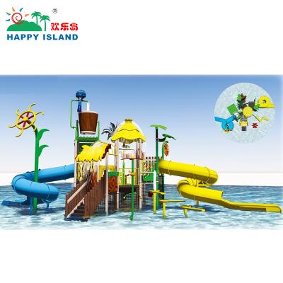 China Outdoor PVC Water Park Equipment Amusement Playground Amusement Splash Plastic Slides Fiberglass Water Park Equipment Water Hous for sale