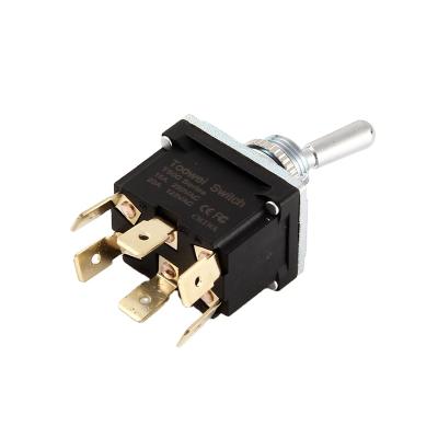 China ON (TOP) Toowei spring return dpdt on (top) momentary waterproof slide switch ip67 15a 250v for sale