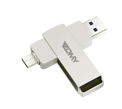 China Metal Double Head USB 3.0 USB 2.0 USB Drive Flash Speed ​​20M for sale