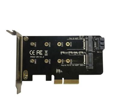 China Aluminum M.2 NGFF to PCIe SSD Adapter m.2 SSD Adapter M.2 Adapter for SSD Enclosure for sale