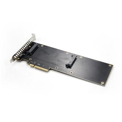 China ZOMY Computer Riser Card PCIE 3.0 X8 to U.2 Expansion Adapter Card for sale