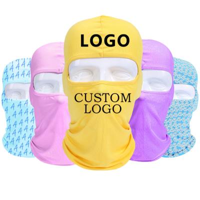 China JOINT Custom Logo Women Outfit Outdoor Sports Windproof Head Covers Balaclava Hat Ski Bicycle Cycling Full Face Mask Hat for sale