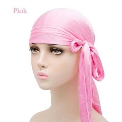 China Sunrich Baby Satin Designer Wholesale Silky Bandana Eco-Friendly Durag Headwear for sale