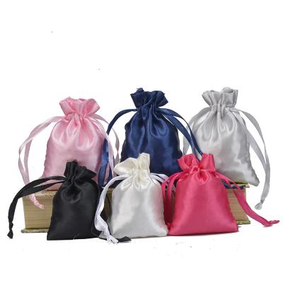 China Wholesale Custom Logo Eco-Friendly Spot Bags, Satin Bag For Hair Extensions Custom Satin Bags For Hair Extensions for sale