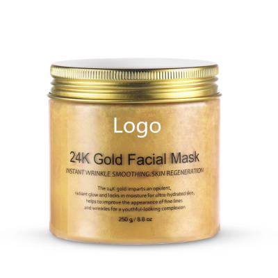 China Moisturizer Private Label Anti-wrinkle 24k Gold Powder Face Mask for sale