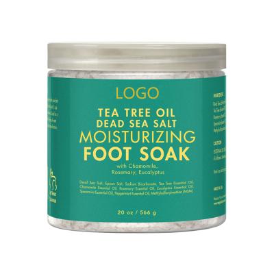 China Best Exfoliator Skin Exfoliating Soak Tea Tree Oil Foot Scrub for sale