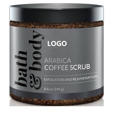 China Best Exfoliator Bath And Body Exfoliting Cell Repair Arabica Coffee Scrub for sale