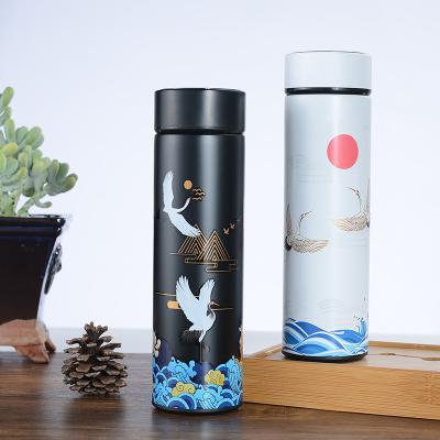 China Sustainable high grade gift thermos cup insulated cup car portable Business intelligent straight cup for sale