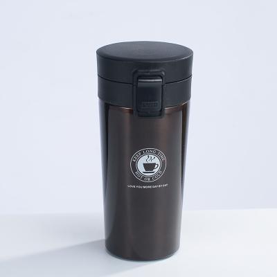 China Durable Stainless Steel Tumbler Vacuum Thermos Coffee Mug Travel Mugs With Bounce Cover for sale