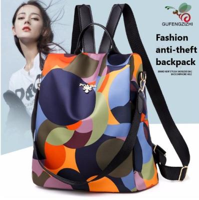 China Anti-theft most popular camouflage waterproof anti-theft nylon backpacks travel backpack for women for sale