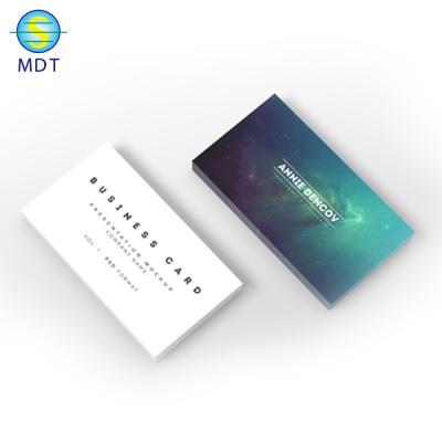 China Waterproof And Durable Customized Design With FOUR Color Printing Paper Business Card for sale