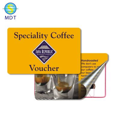 China Plastic Supermarket Bank Mall MDT A PVC Membership Card Google Play Gift Voucher Promotion for sale