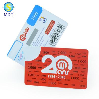 China Advertising Mdt O Both Sides Printing PVC Plastic Gift Certificate As Customer's Requests for sale