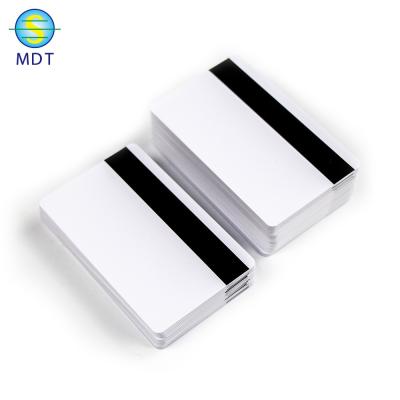 China Custom high quality PVC or PET MDT O surface HICO /LOCO magnetic stripe card in PVC plastic PROMOTION for sale