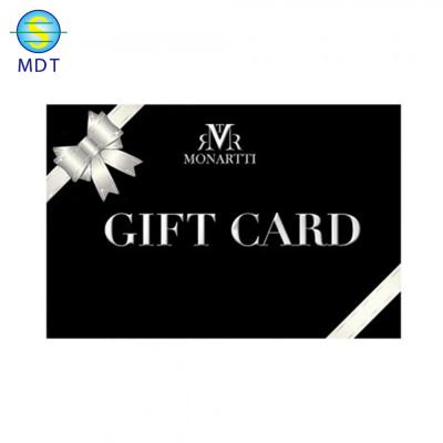 China Advertising Mdt O PVC Plastic Business Card Both Sides Printing Gift Certificate Promotion for sale