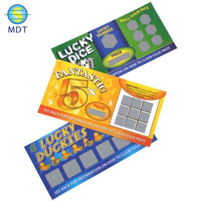 China Exclusive PVC PET ABS MDT J15 Quotes For Popular Products Plastic PVC Scratch Cards for sale