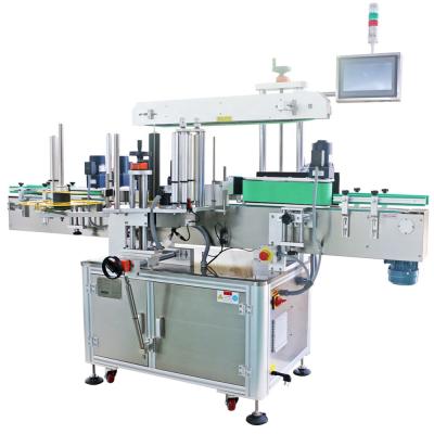 China Automatic Big Bucket Beverage Labeler One Side Sticker Automobile Labeling Machine for sale