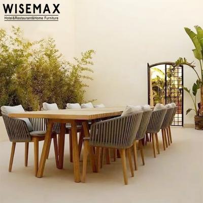 China WISEMAX FURNITURE Classic and Modern Indoor Chair PE Furniture Modern Wooden Rattan Chair and Outdoor Restaurant Bar Chairs for sale