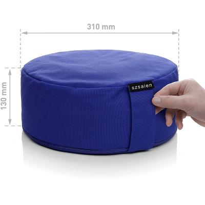 China Facotory Wholesale Price Anti-Static Yoga Bolster Cushions Meditation Cushion Fancy Round Yoga Mats Buckwheat Filled Yoga Cushion for sale