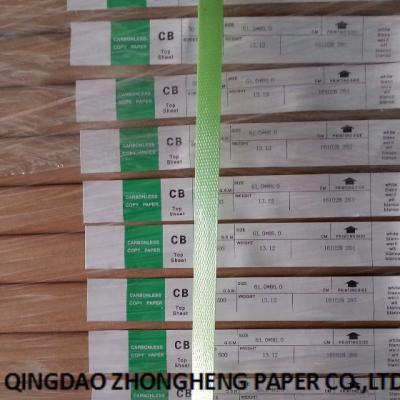 China 100% colorless carbonless pullp paper from China wood manufacturer with competitive price for sale