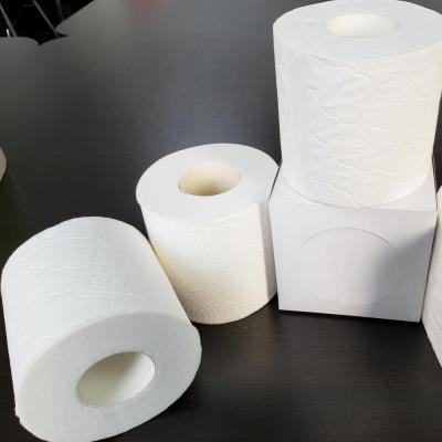 China Soft Pulp OEM 1-6 Ply Toilet Paper / Virgin And Virgin Wood Pulp Toilet Paper for sale