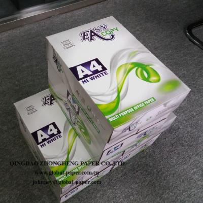 China Inch A4 Or 8.5*11 Size A4 Wood Copy Paper 100% Pulp Copy Paper for sale