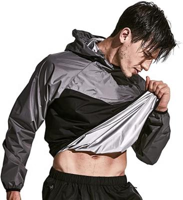 China Durable Men Sweat Sauna Jacket Pant Gym Workout Sweat Suits Sauna Suit for sale