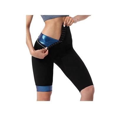 China Durable Capris Slimming Mesh Crotch High Waist Workout Gaiters Body Shaper Fits Women Sweat Sauna Pants for sale