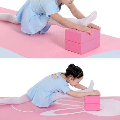 China Durable Yoga Block Workout Eva Brick Pilates Foam Foaming Stretch Fitness Exercise Gym for sale