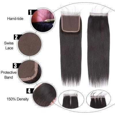 China Cheap 613 Body Wave Human Hair Deep Wave Head Bundles With 5x5 HD Transparent 3 Part HD Lace Frontal Closure for sale