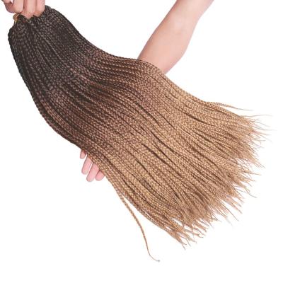 China High Temperature Fiber Fast Delivery Ombre Box Braids Black Braid Hair Zizi Braids Hair For Black Women for sale