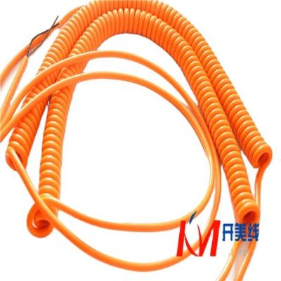 China Power plant power tool spiral cable, auto gate spiral cable, paver spiral cable for sale