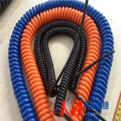 China Power Plant 2Coer 3Coer 4C5C6C7C Cable Spiral, Spiral Power Cable, Network Spiral Cable for sale