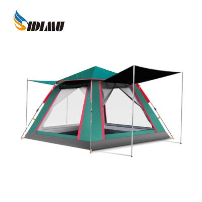 China Extended Type Tent Anti-UV Outdoor Breathable Tent Lightweight Beach Hiking Camping Tent With Sun Shelter for sale