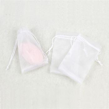 China Hot Selling Plastic Drawstring Mesh Soap Blister Bag for sale