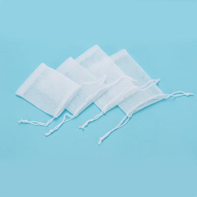 China Promotion Disposable Wholesale Drawstring Net Soap Bag Foaming Reusable Soap Mesh Bag for sale