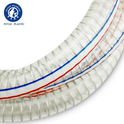 China China Supplier Durable Product Reinforced PVC Steel Wire Spiral Transparent Hose for sale