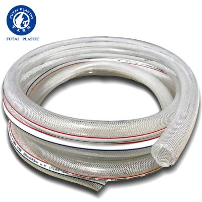 China Customized Bendable Heavy Duty Carrying Plastic PVC Flexible / Corrosion Resistant Reinforced Braided Soft Tubing for sale