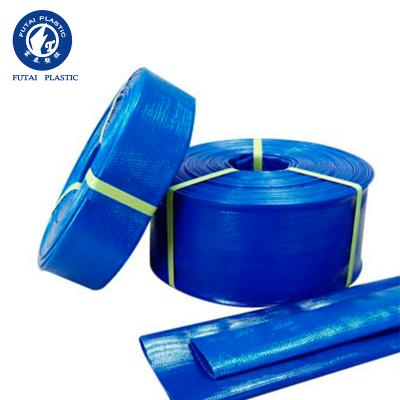 China Conveying high pressure layflat PVC water hose layflat agricultural irrigation flexible lay flat water discharge hose for sale