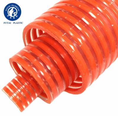 China Heavy Duty Wear Resistant 6 Inch 8 Inch 10 Inch 12 Inch PVC Suction Hose Reinforced Spiral Hose for sale