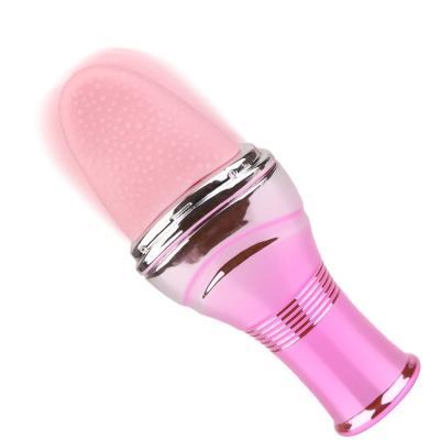 China 10 Mode 10 Mode Masturbator Vibrating Oral Clitoris Massager Speak Automatic Licking Vibrator for Women for sale