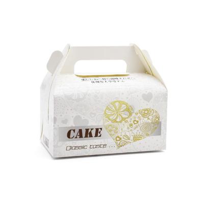 China Recyclable Personalized Cake Boxes Plain Cupcake Boxes Fold Christmas Birthday/Dessert/Cupcake/Bakery Dish for sale