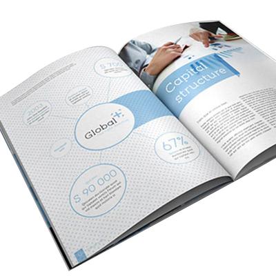 China Eco - Friendly Custom Trading Company Profile Magazine Catalogs Brochure Printing for sale